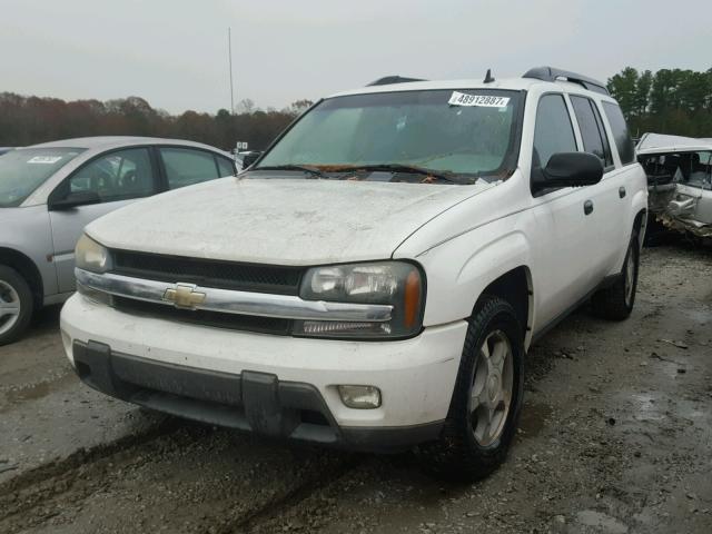 1GNET16S166113982 - 2006 CHEVROLET TRAILBLAZE WHITE photo 2