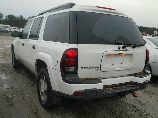 1GNET16S166113982 - 2006 CHEVROLET TRAILBLAZE WHITE photo 3