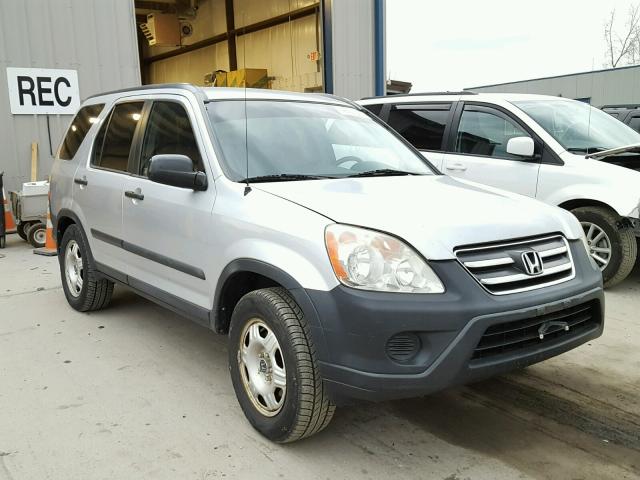 SHSRD78525U302864 - 2005 HONDA CR-V LX SILVER photo 1