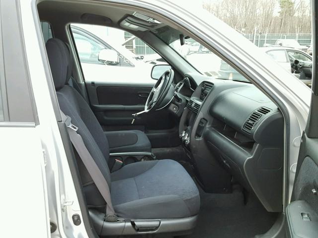 SHSRD78525U302864 - 2005 HONDA CR-V LX SILVER photo 5