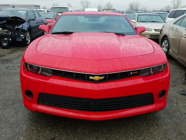 2G1FB1E39E9156105 - 2014 CHEVROLET CAMARO LT RED photo 10