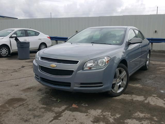 1G1ZH57B194259194 - 2009 CHEVROLET MALIBU 1LT BLUE photo 2