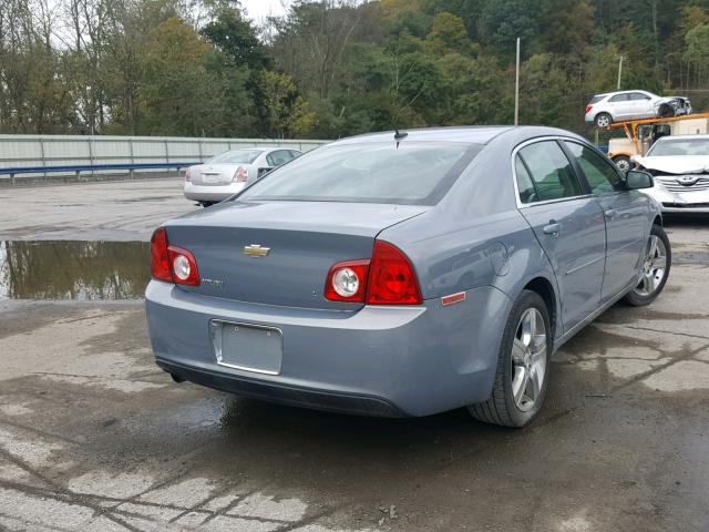 1G1ZH57B194259194 - 2009 CHEVROLET MALIBU 1LT BLUE photo 4