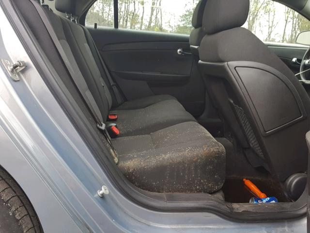 1G1ZH57B194259194 - 2009 CHEVROLET MALIBU 1LT BLUE photo 6