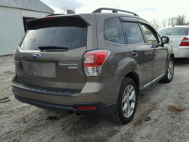 JF2SJAWC5HH458791 - 2017 SUBARU FORESTER 2 BROWN photo 4