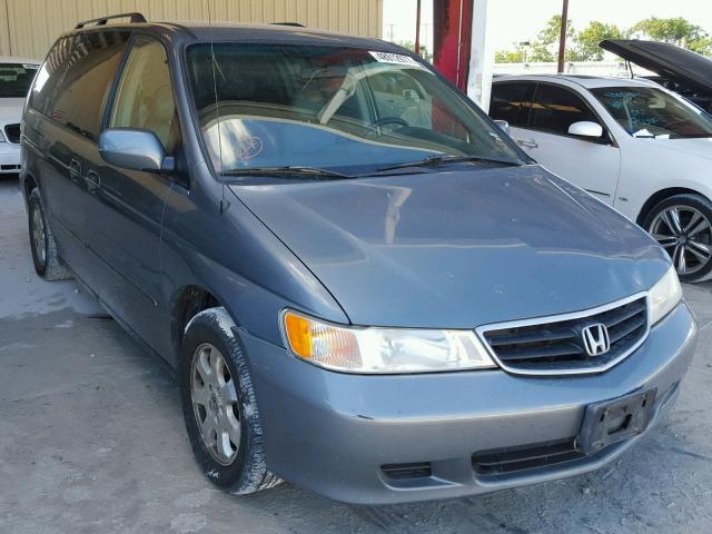 5FNRL18932B023753 - 2002 HONDA ODYSSEY EX GRAY photo 1