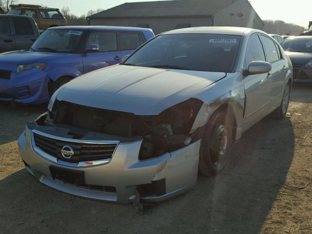 1N4BA41E58C802115 - 2008 NISSAN MAXIMA SE SILVER photo 2