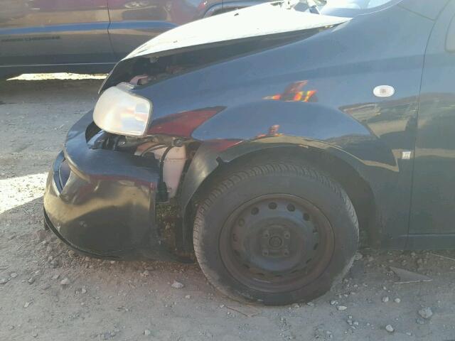 KL1TD66677B737718 - 2007 CHEVROLET AVEO BASE 黑色 照片 10