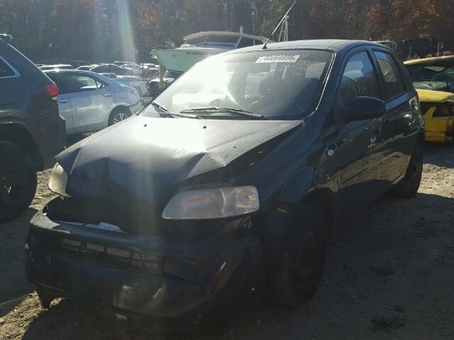 KL1TD66677B737718 - 2007 CHEVROLET AVEO BASE 黑色 照片 2