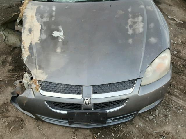 4B3AG52H54E101818 - 2004 DODGE STRATUS R/ GRAY photo 7