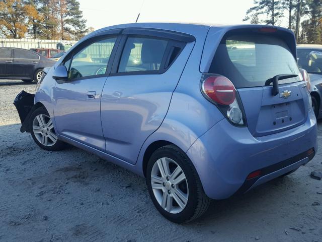 KL8CD6S92EC521848 - 2014 CHEVROLET SPARK 1LT PURPLE photo 3