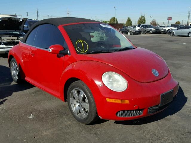 3VWRG31Y66M320550 - 2006 VOLKSWAGEN NEW BEETLE RED photo 1