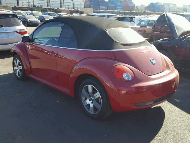 3VWRG31Y66M320550 - 2006 VOLKSWAGEN NEW BEETLE RED photo 3