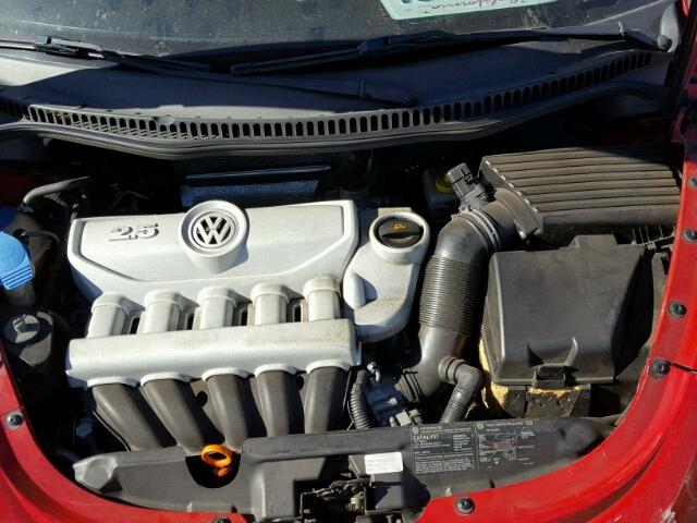 3VWRG31Y66M320550 - 2006 VOLKSWAGEN NEW BEETLE წითელი ფოტო 7