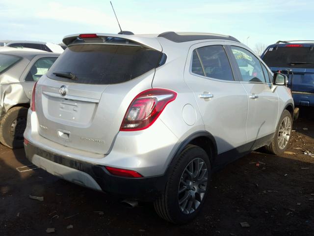 KL4CJ1SB3HB140214 - 2017 BUICK ENCORE SPO SILVER photo 4