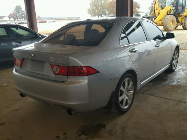 JH4CL95805C003671 - 2005 ACURA TSX SILVER photo 4