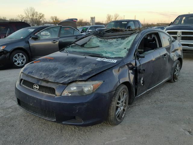 JTKDE177170144820 - 2007 TOYOTA SCION TC BLUE photo 2