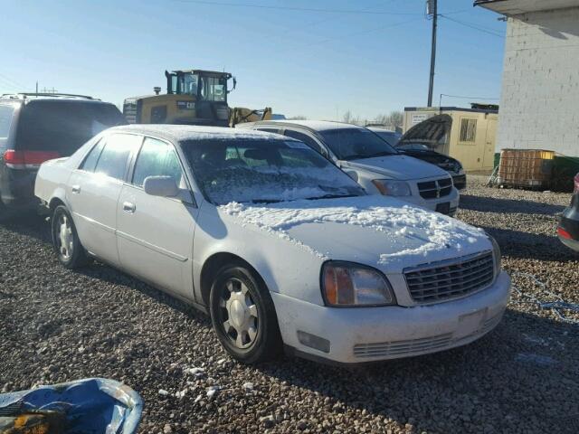 1G6KD54Y91U144637 - 2001 CADILLAC DEVILLE WHITE photo 1