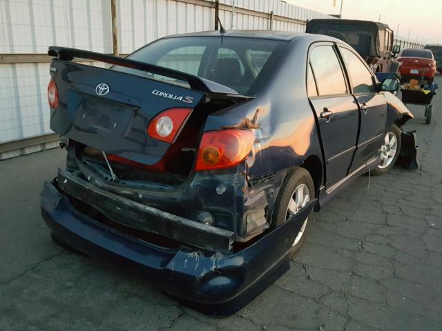 1NXBR32E55Z556695 - 2005 TOYOTA COROLLA CE BLUE photo 4