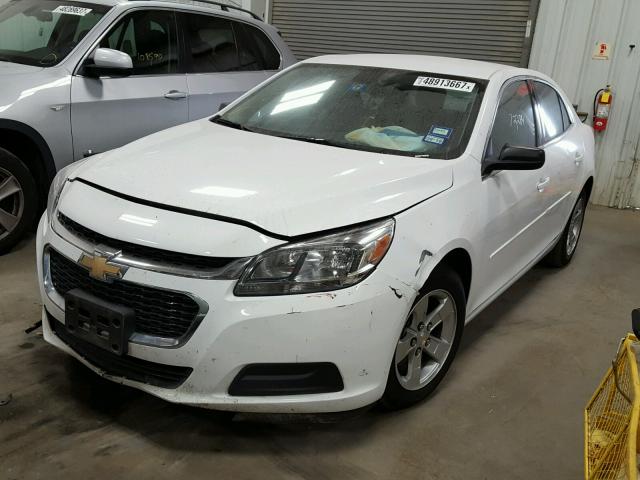 1G11B5SL6FF302121 - 2015 CHEVROLET MALIBU LS WHITE photo 2