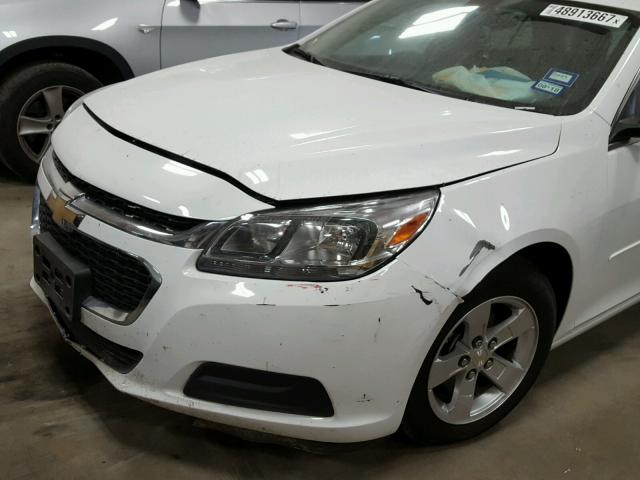 1G11B5SL6FF302121 - 2015 CHEVROLET MALIBU LS თეთრი ფოტო 9