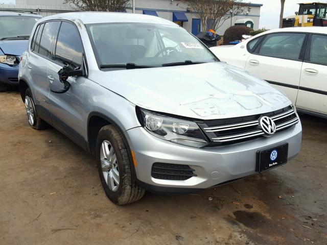 WVGAV7AX2CW522474 - 2012 VOLKSWAGEN TIGUAN S SILVER photo 1