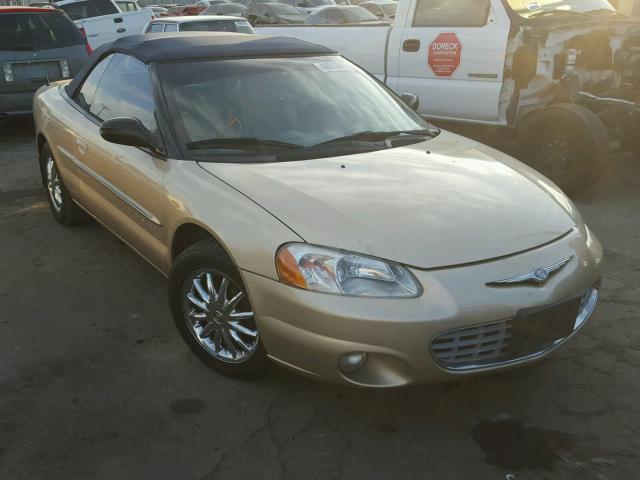 1C3EL65U41N676715 - 2001 CHRYSLER SEBRING LI GOLD photo 1