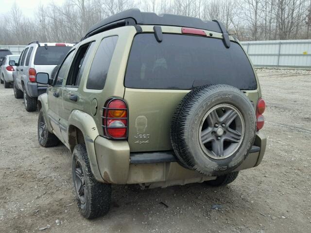 1J4GL38K44W239626 - 2004 JEEP LIBERTY RE GREEN photo 3