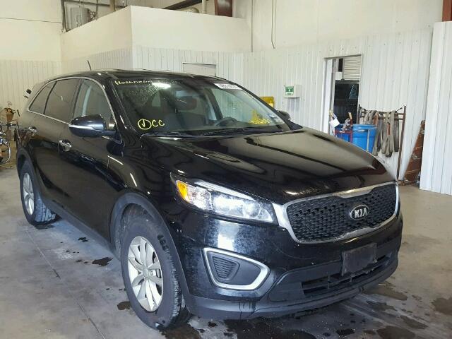 5XYPG4A36GG016380 - 2016 KIA SORENTO LX BLACK photo 1