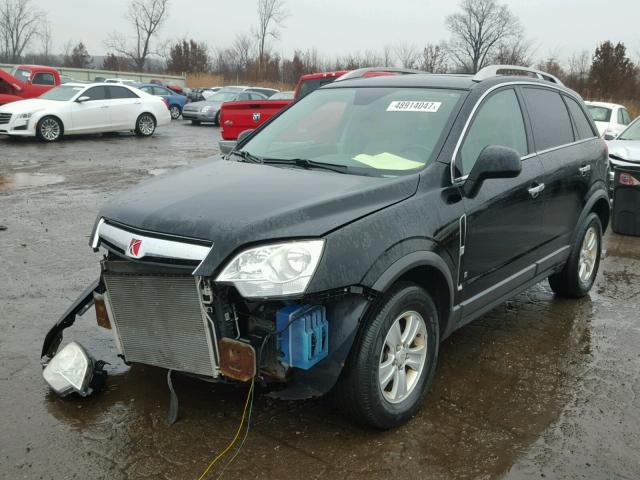 3GSDL43N58S698167 - 2008 SATURN VUE XE BLACK photo 2