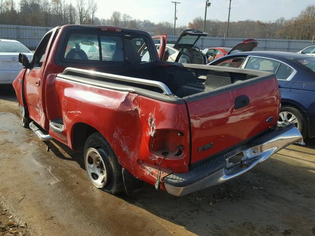 1FTRF07WXYKA24483 - 2000 FORD F150 RED photo 3