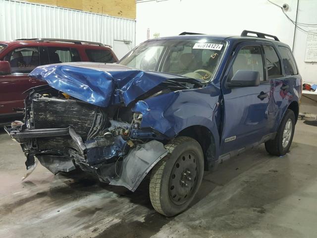 1FMCU93138KD40409 - 2008 FORD ESCAPE XLT BLUE photo 2