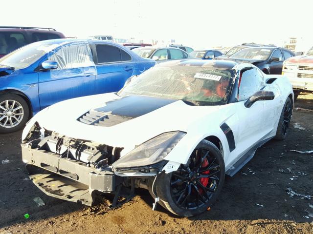 1G1YT2D69G5607668 - 2016 CHEVROLET CORVETTE 3 WHITE photo 2