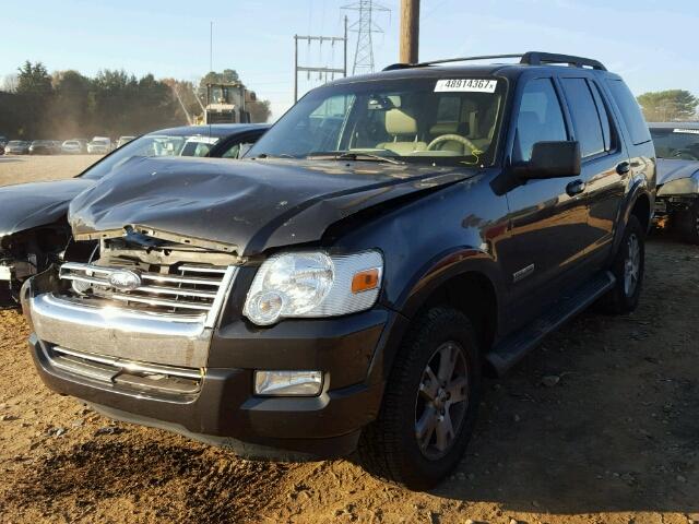 1FMEU63E17UA36637 - 2007 FORD EXPLORER X GRAY photo 2