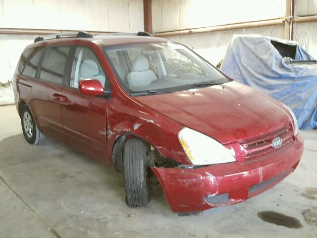 KNDMB233396272520 - 2009 KIA SEDONA EX BURGUNDY photo 1