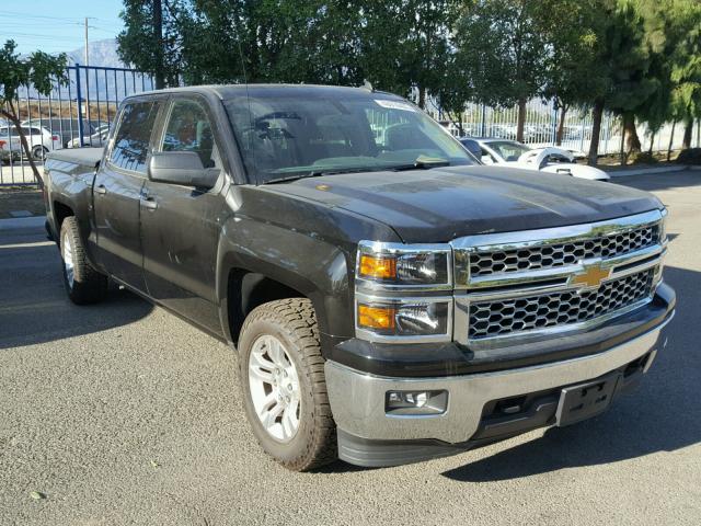 3GCUKREC7EG541181 - 2014 CHEVROLET SILVERADO BLACK photo 1