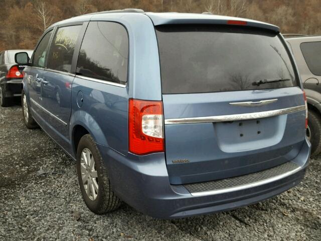 2A4RR8DGXBR782538 - 2011 CHRYSLER TOWN & COU BLUE photo 3