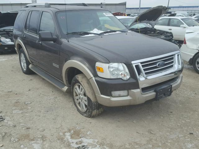 1FMEU74E57UB11439 - 2007 FORD EXPLORER E BROWN photo 1