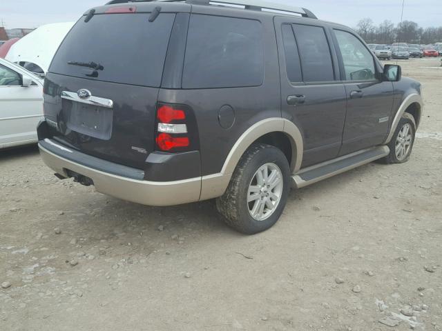 1FMEU74E57UB11439 - 2007 FORD EXPLORER E BROWN photo 4