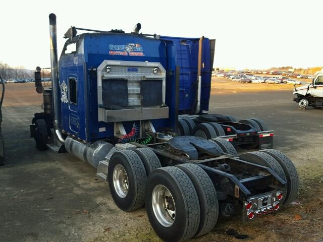 1XKWD49X37J184686 - 2007 KENWORTH CONSTRUCTI BLUE photo 3