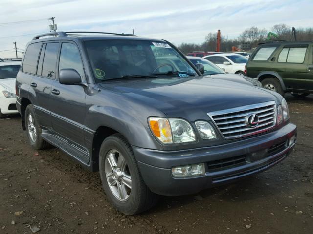 JTJHT00W864012068 - 2006 LEXUS LX 470 BLUE photo 1