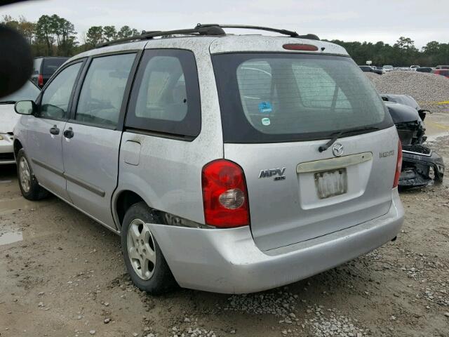 JM3LW28G610170879 - 2001 MAZDA MPV WAGON WHITE photo 3