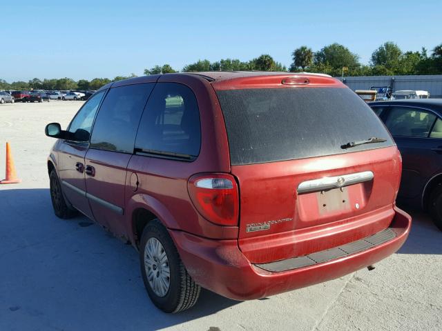 1A4GP45R16B682967 - 2006 CHRYSLER TOWN & COU MAROON photo 3