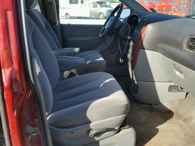 1A4GP45R16B682967 - 2006 CHRYSLER TOWN & COU 栗色 照片 5