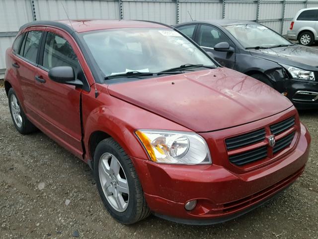 1B3HB48B08D576512 - 2008 DODGE CALIBER SX RED photo 1