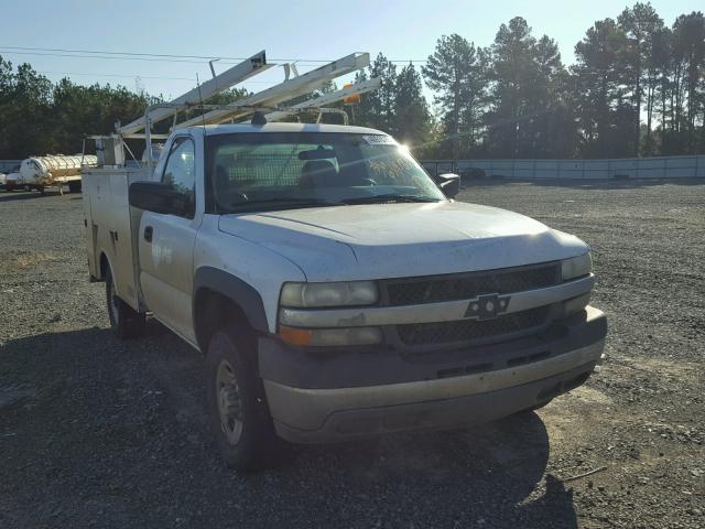 1GBHC24U71E208792 - 2001 CHEVROLET SILVERADO WHITE photo 1