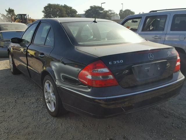 WDBUF56J26A846662 - 2006 MERCEDES-BENZ E 350 BLACK photo 3