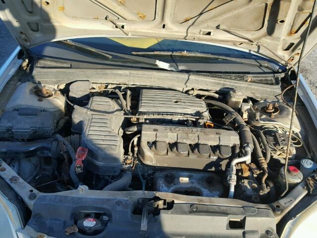 2HGES15843H926908 - 2003 HONDA CIVIC LX SILVER photo 7