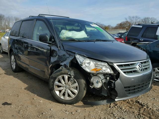 2C4RVABG1CR391727 - 2012 VOLKSWAGEN ROUTAN SE GRAY photo 1