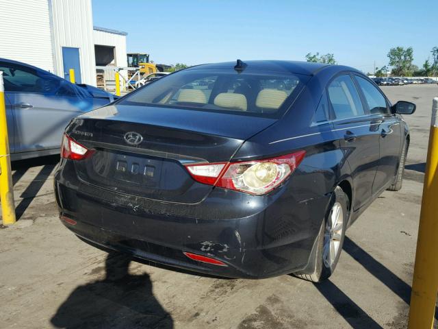 5NPEB4AC6CH449156 - 2012 HYUNDAI SONATA GLS BLUE photo 4